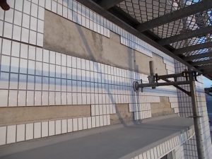 高知市一ツ橋　C一ツ橋様　外壁タイル撤去　完了