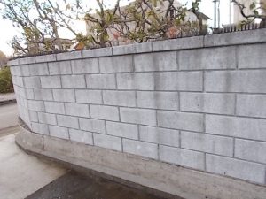 高知市布師田　Ｍ様邸　塀　高圧洗浄　完了