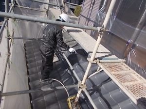 高知市布師田　M様邸　下屋根　塗装