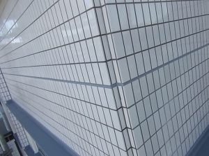 高知市一ツ橋町　C一ツ橋様　庇　タイル目地　シーリング　完了