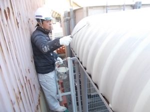 高知市一ツ橋町　C一ツ橋様　駐輪場　塗装