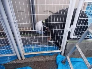 高知市一ツ橋町　C一ツ橋様　屋外タンク　塗装状況