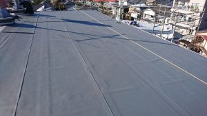 高知市一ツ橋町　C一ツ橋様　屋根　塩ビシート防水　機械式固定工法