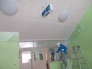 奈半利町　農業拠点施設　改修工事　内壁塗装