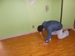 奈半利町　農業拠点施設　改修工事　床　ウレタンクリヤー塗装