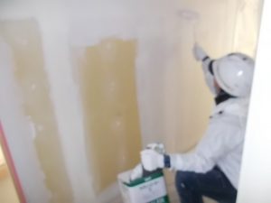 奈半利町　農業拠点施設　改修工事　内壁　塗装