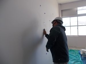 奈半利町　農業拠点施設　改修工事　内壁　塗装