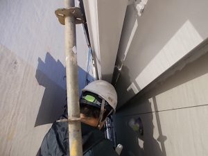 高知市　北金田　F様邸　鼻隠し　下塗り