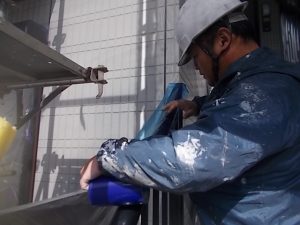 高知市中秦泉寺　ハイツO様　外壁　塗装