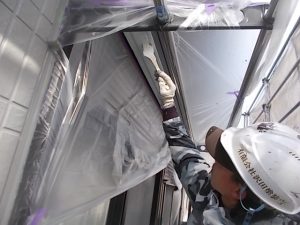 高知市中秦泉寺　ハイツO様　外壁　塗装