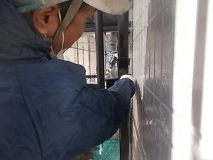 高知市中秦泉寺　ハイツO様　外壁塗装