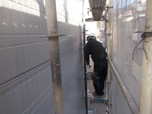 高知市中秦泉寺　ハイツＯ様　外壁　塗装