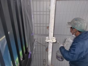 高知市中秦泉寺　ハイツＯ様　外壁塗装