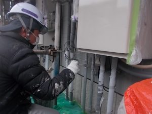 高知市中秦泉寺　ハイツＯ様　外壁塗装