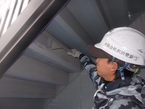 高知市中秦泉寺　ハイツＯ様　階段　塗装