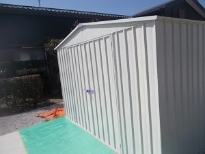 南国市立田　Ｈ様邸　新築工事　倉庫　下塗