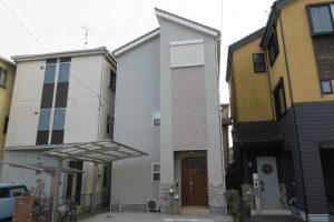 高知市北金田　F様邸　足場解体　完了