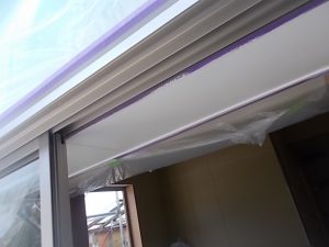 高知市神田　Ｙ様邸改修工事　軒天井塗装