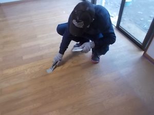 奈半利町　Ｔ様邸　改修工事　床　塗装