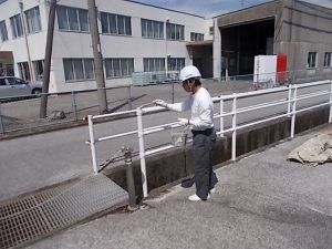 高知市大津　T部品様　フェンス　塗装