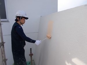 高知市丸の内　Jビル様　パラペット　上塗