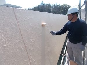 高知市丸の内　Jビル様　パラペット　上塗