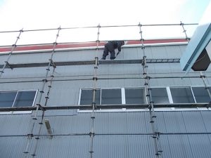 高知市大津　Ｔ部品様　高圧洗浄