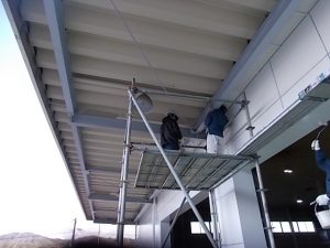 高知市大津　T部品様　鉄部　塗装