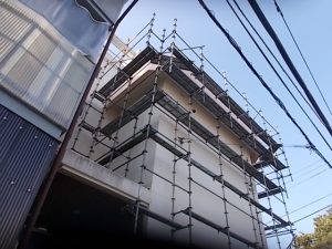 高知市丸の内　Jビル様　足場解体