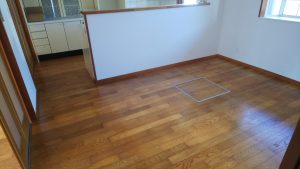 奈半利町　Ｔ様邸　改修工事　床　塗装