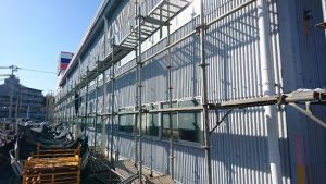 高知市大津　Ｔ部品様　足場仮設