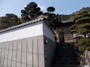 いの町　K様邸　塀塗装