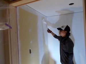 高松市塩屋町　Ｇ様邸　内壁　下塗