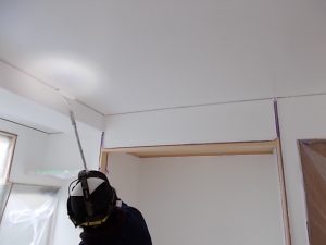 高松市塩屋町　Ｆ様邸　改修工事　天井　塗装