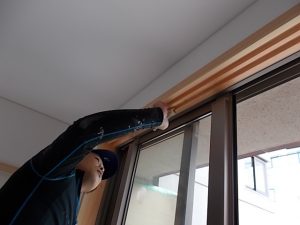 高松市塩屋町　Ｇ様邸　改修工事　窓枠　塗装　