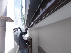 高知市神田　Ｆ様邸　鼻隠し　塗装