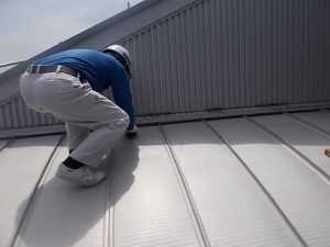 高知市農人町　K様邸　屋根　ケレン状況