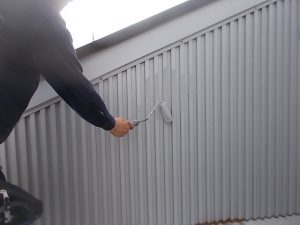 高知市農人町　K様邸　外壁　下塗