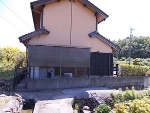 南国市岡豊町　Ｔ様邸　外壁木部　塗装完了