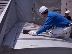 高知市農人町　K様邸　屋根　ケレン状況