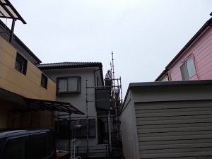 高知市神田　F様邸　足場解体