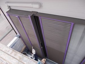 高知市神田　F様邸　戸袋　塗装