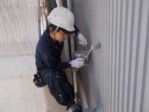 高知市農人町　K様邸　外壁　上塗