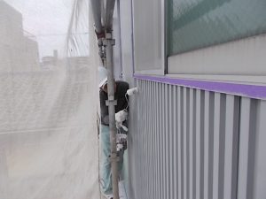 高知市農人町　K様邸　外壁　上塗