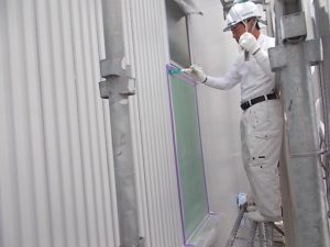 高知市農人町　K様邸　外壁　上塗