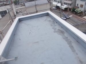 高知市升形　Aビル様　屋上　高圧洗浄