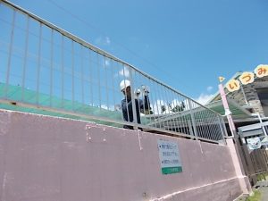 高知市西秦泉寺　I保育園様　手摺　上塗