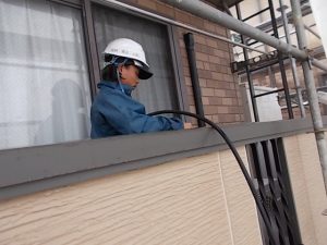 高知市みづき　Ｆ観月坂様 　高圧洗浄