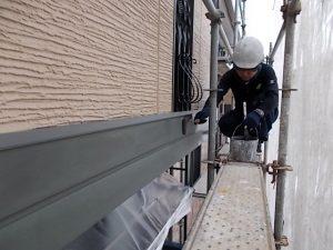 高知市みづき　Ｆ観月坂様　付帯部　塗装