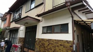 いの町　Ｏ様邸　足場仮設